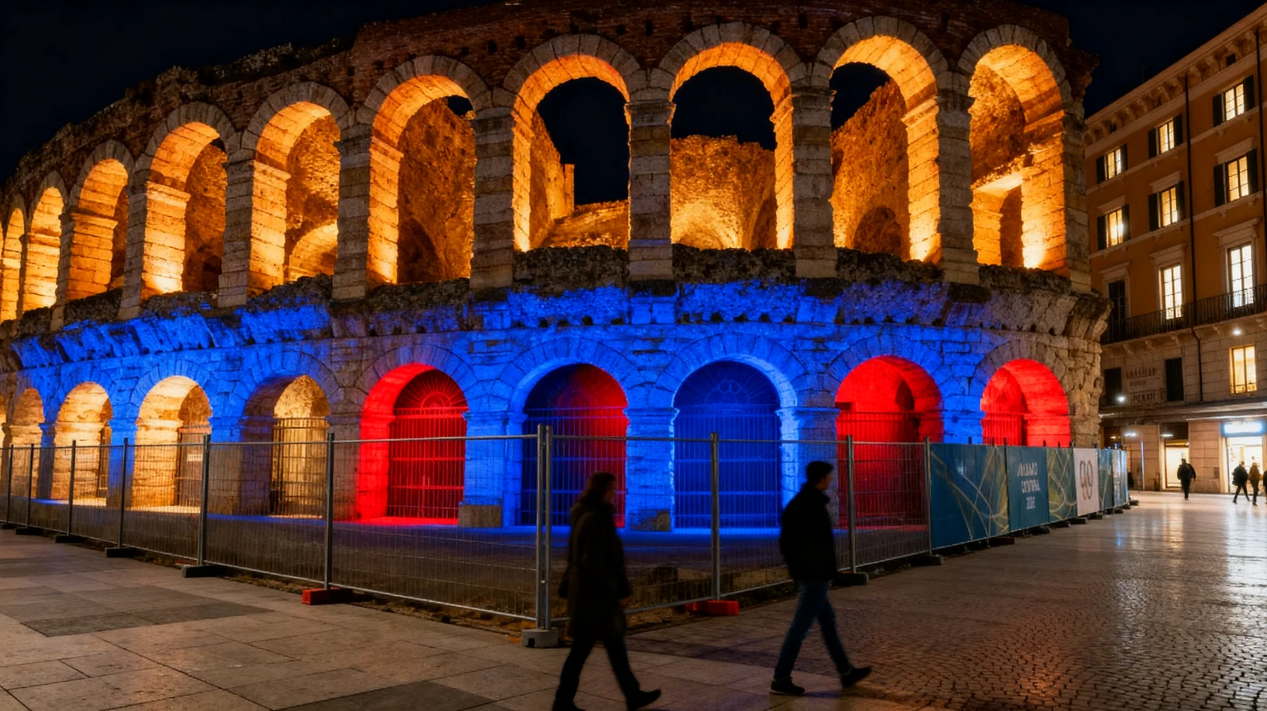 CERIMONIA CHIUSURA GIOCHI OLIMPICI INVERNALI Verona Bolle"