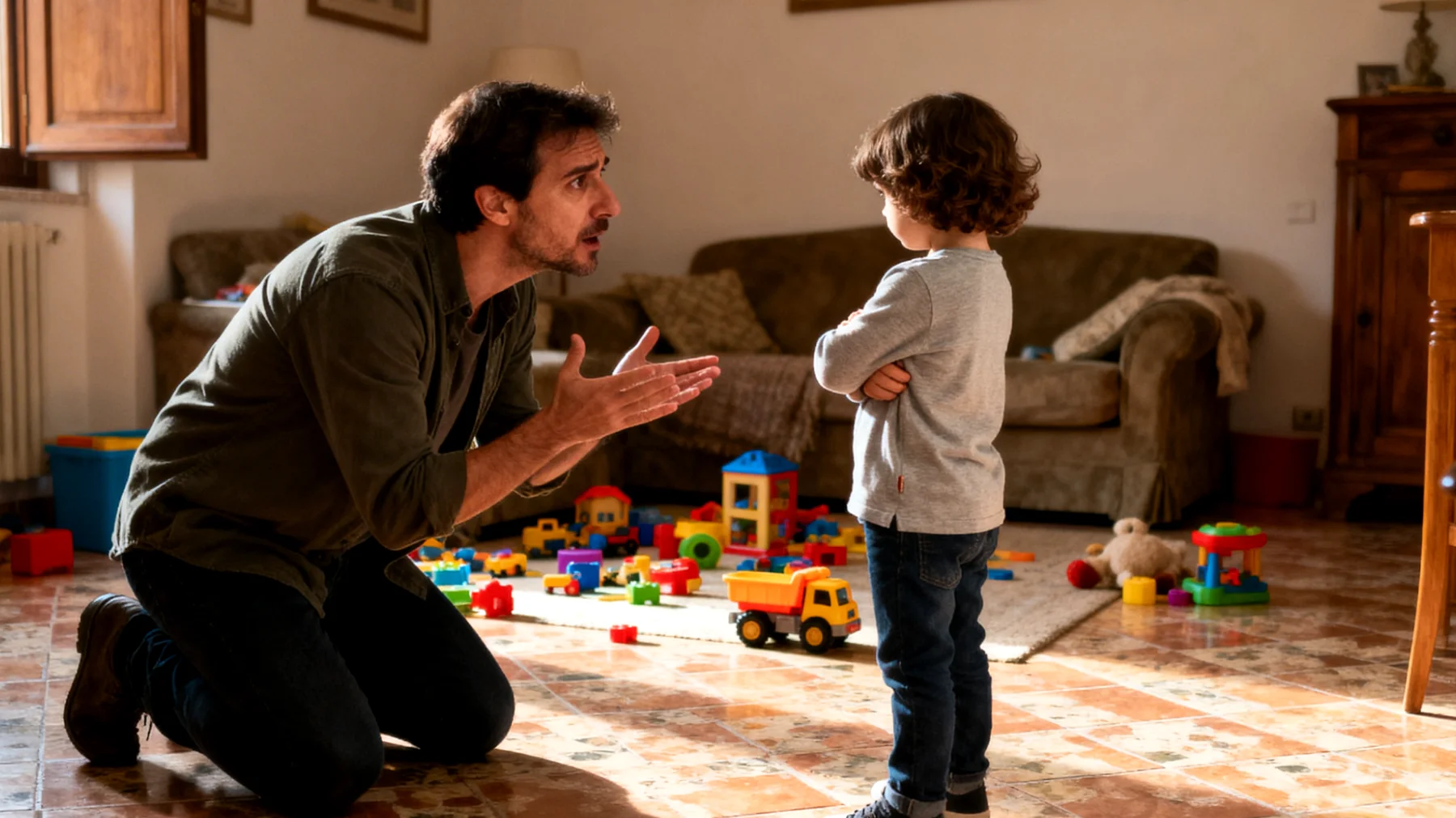 I genitori faticano a gestire comportamenti impulsivi, atteggiamenti di ribellione e opposizione continua da parte dei loro bambini, che non rispettano le regole, reagiscono con capricci intensi e sfidano sistematicamente l'autorità genitoriale nelle situazioni quotidiane"